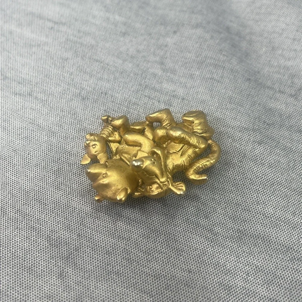 Disney Smiling Friends Tigger Pooh Piglet Pin Brooch